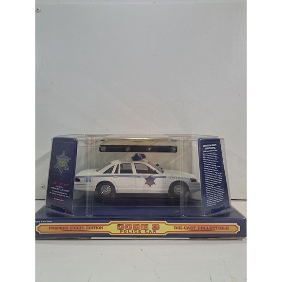 Code 3 12872 1:24 Die Cast Charleston County Sheriff Ford Crown Vic Police Car - Picture 3 of 10